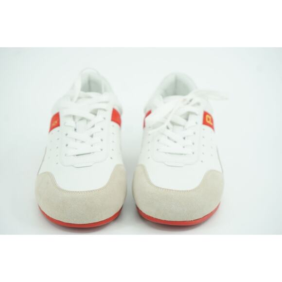 Christian Louboutin My K Low Donna Flat Leather Sneakers SZ 36.5 White NIB - Picture 7 of 11